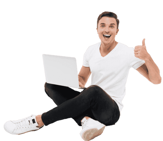 Boy with Laptop